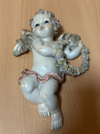 Ángel Querubín de Pared Grande Vintage