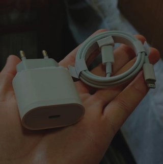Cargador de 35 W para iPhone, carga rápida USB C,
