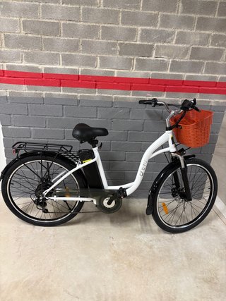 Bicicleta Eléctrica DYU C6 Blanca