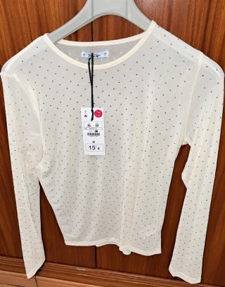 Camiseta XL beige