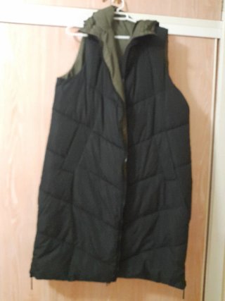 Chaleco largo reversible Zara
