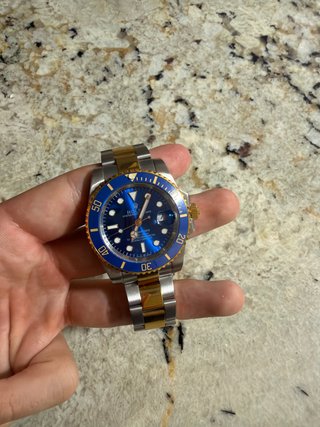 Reloj Rolex Submariner Azul y Oro