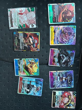 Lote 8 Cartas One Piece OP17