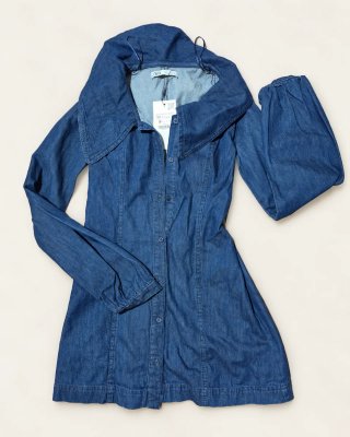Vestido corto vaquero Zara XS