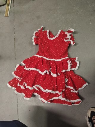Vestido de flamenca sevillanas niña