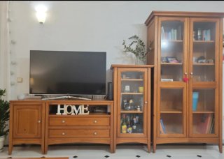 Mueble de Salón de Madera (3 Módulos)