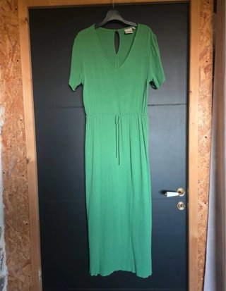 Vestido largo ICHI verde