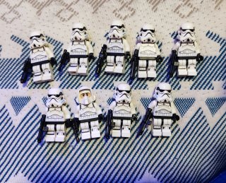 Lote 9 Figuras Stormtrooper Lego Star Wars
