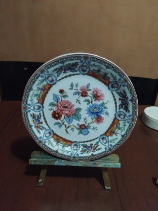 Plato de Porcelana China Decorado