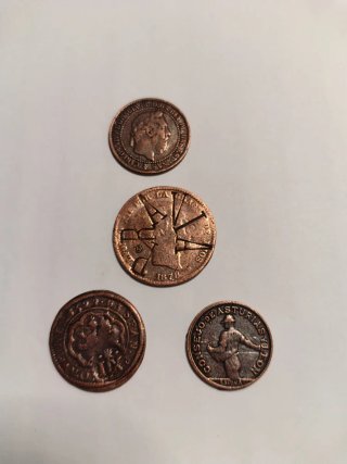 Set de 4 Monedas de Colección