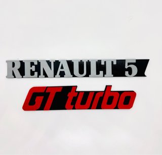 Anagramas Renault 5 GT Turbo