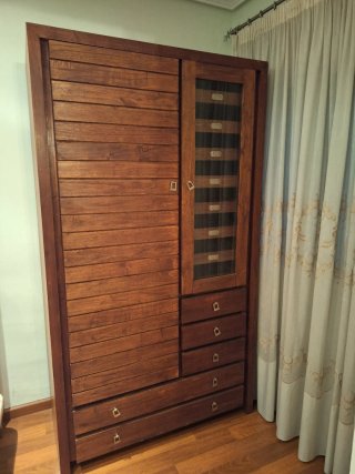 Dormitorio, cabeceros cama 90 y armario