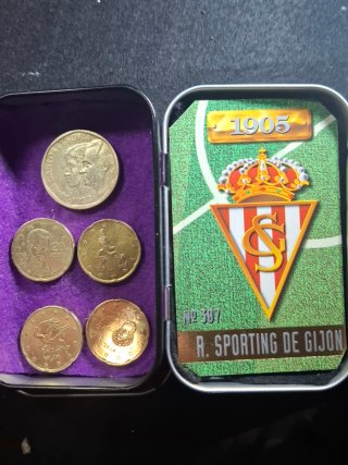 Set Conmemorativo R. Sporting de Gijón 500pesetas