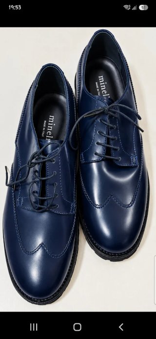 Zapatos de cordones Minelli azul