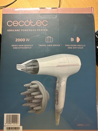 Secador de Pelo Cecotec Ionicare 2000W