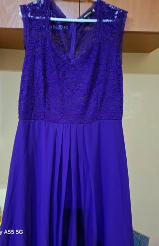 Vestido de fiesta morado