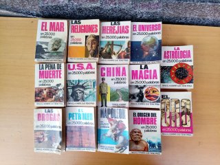 14 Libros de la serie 25.000 Palabras de 1972