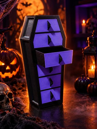 Joyero Ataud Halloween