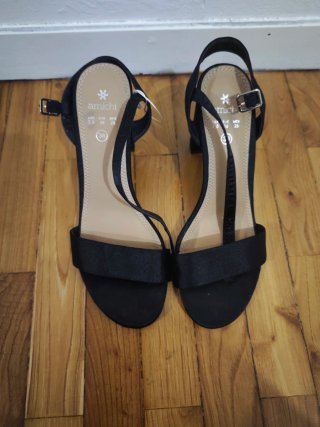 Sandalias de tacón Amichi negras