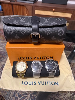 Estuche para 3 relojes