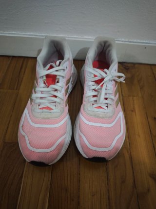 Zapatillas Deportivas Adidas Rosa y Blanco