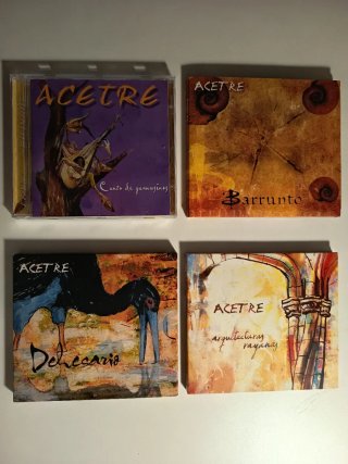 Lote de 4 CDs de Acetre