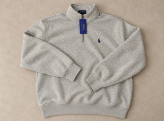 Sudadera Ralph Lauren Media Cremallera Gris