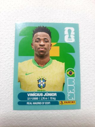 CROMO VINÍCIUS JÚNIOR MUNDIAL 2026