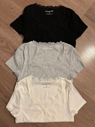 3 Camisetas Primark Talla S