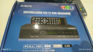 Sintonizador TDT/T2 Full HD con Grabador