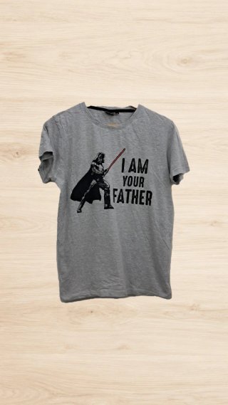 Camiseta Gris de Darth Vader Star Wars