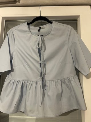 Camisa Azul H&M Talla S