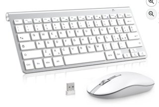 Teclado y ratón inalámbricos, PINKCAT 2.4G