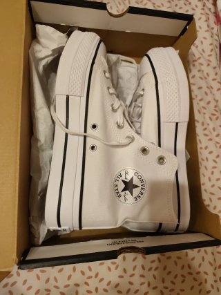 Zapatillas Converse Plataforma Blancas