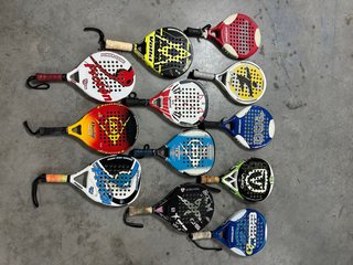 Lote de 11 Palas de Pádel