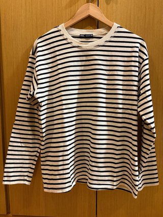 Camiseta de rayas Zara Talla L
