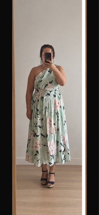 Vestido SHEIN Floral Asimétrico
