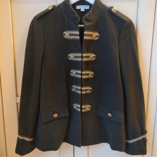 Chaqueta Cortefiel Verde Militar Talla M