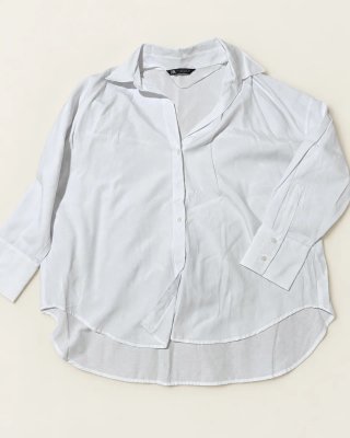 Camisa Blanca Zara Talla L