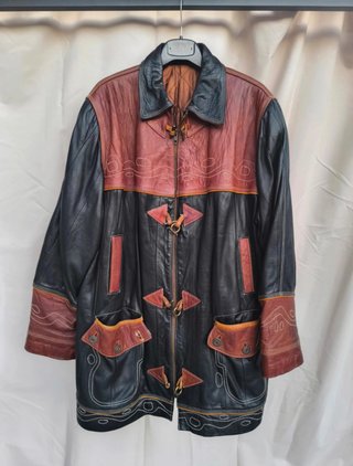 Abrigo Piel retro