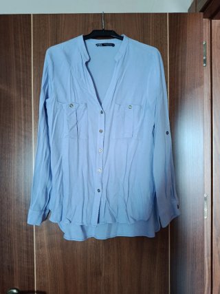 Camisa malva Zara