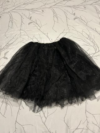 Tutú negro con brillos