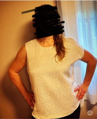 Blusa artesanal sin mangas