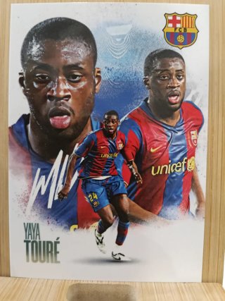 Cromo 40/49 Yaya Touré FC Barcelona. Futera