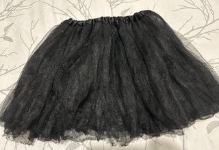 Tutú Infantil Negro Talla de 7 a 12 años