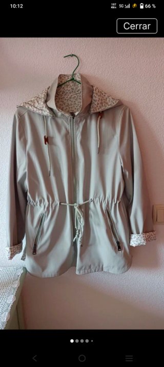 Parka de Primavera-Verano Verde