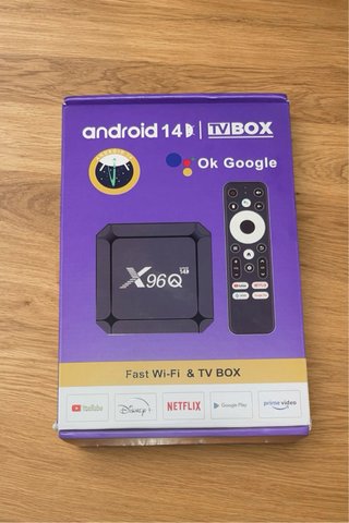 TV Box X96Q Android 14 4K - 2GB/16GB Mando por voz