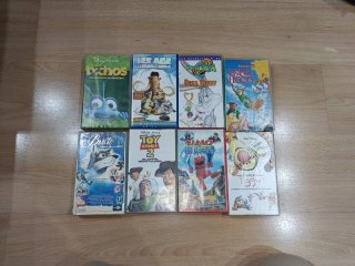 Lote 8 Películas VHS Infantiles y Animación