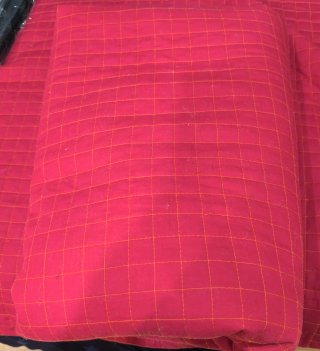 2 Colchas Roja/Naranja Cama 90