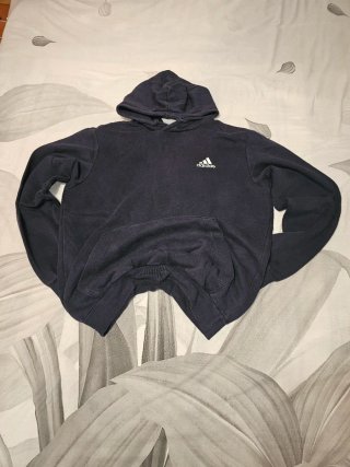 Sudadera Adidas Azul Marino con Capucha